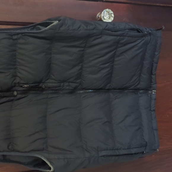L.L Bean Goose Down Black Fluffy Warm Vest Size Men's XL Tall - Picture 3 of 8